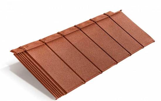 Композитная черепица Metrotile iPanel, коралловый