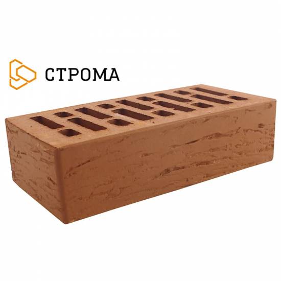 Кирпич Строма брянский одинарный (терракотовый) рустик