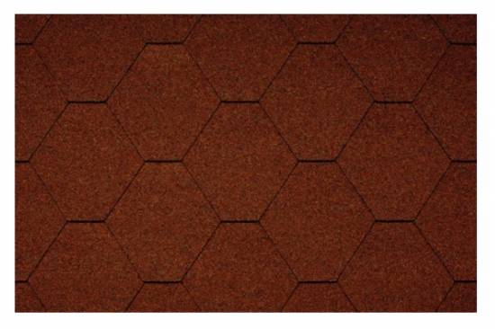 Гибкая черепица Icopal   Plano Natur  красный