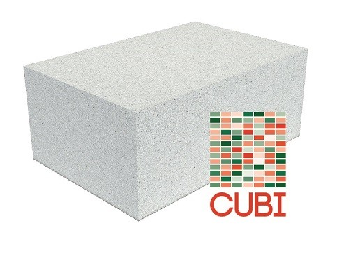 Газобетонный блок CUBI D700 B3,5 F100 625х200х500 ровный