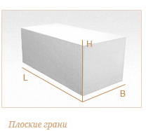 Газобетонный блок ГРАС D300, 600x200x350 мм