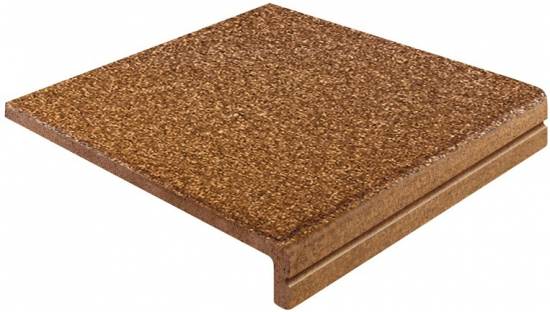 Клинкерная ступень фронтальная Recto T-4 Natural Gresan 250x330x50/20 мм