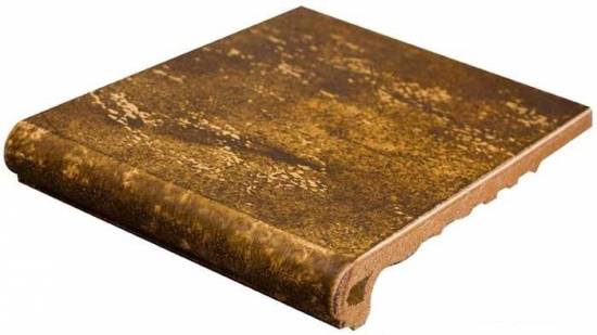 Клинкерная ступень фронтальная Castano Gres de Aragon 328x328x52/20 мм