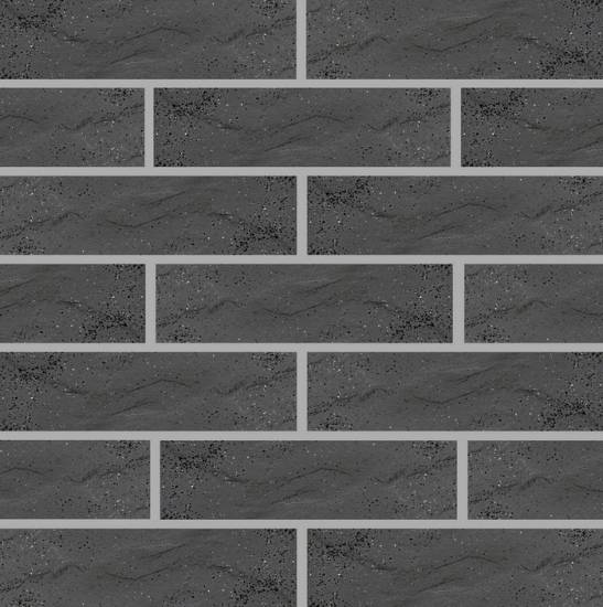 Фасадная клинкерная плитка Semir Grafit struktur, Paradyz