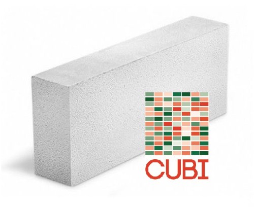 Газобетонный блок CUBI D600 B3,5 F100 625х200х75 ровный