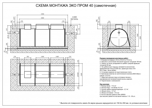 Локальное очистное сооружение Септик Евролос Экопром 150 ПР