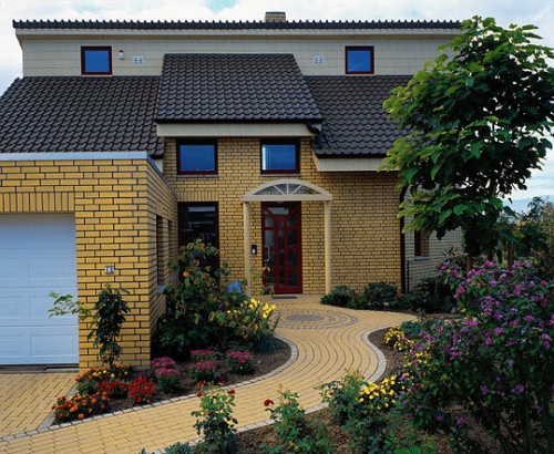 Клинкерная брусчатка CRH Kamenz gelb