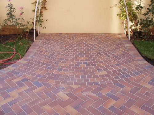 Тротуарный кирпич «ABC-Klinkergruppe» Herbstlaub-geflammt 200х100х52