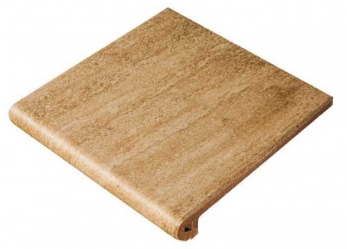 Клинкерная ступень фронтальная Columbia Beige Gres de Aragon 330x330x50/15 мм