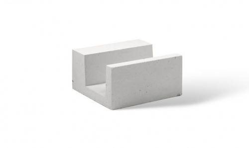 Газобетонный U-блок Aeroc, D 400, 250*250*500 мм